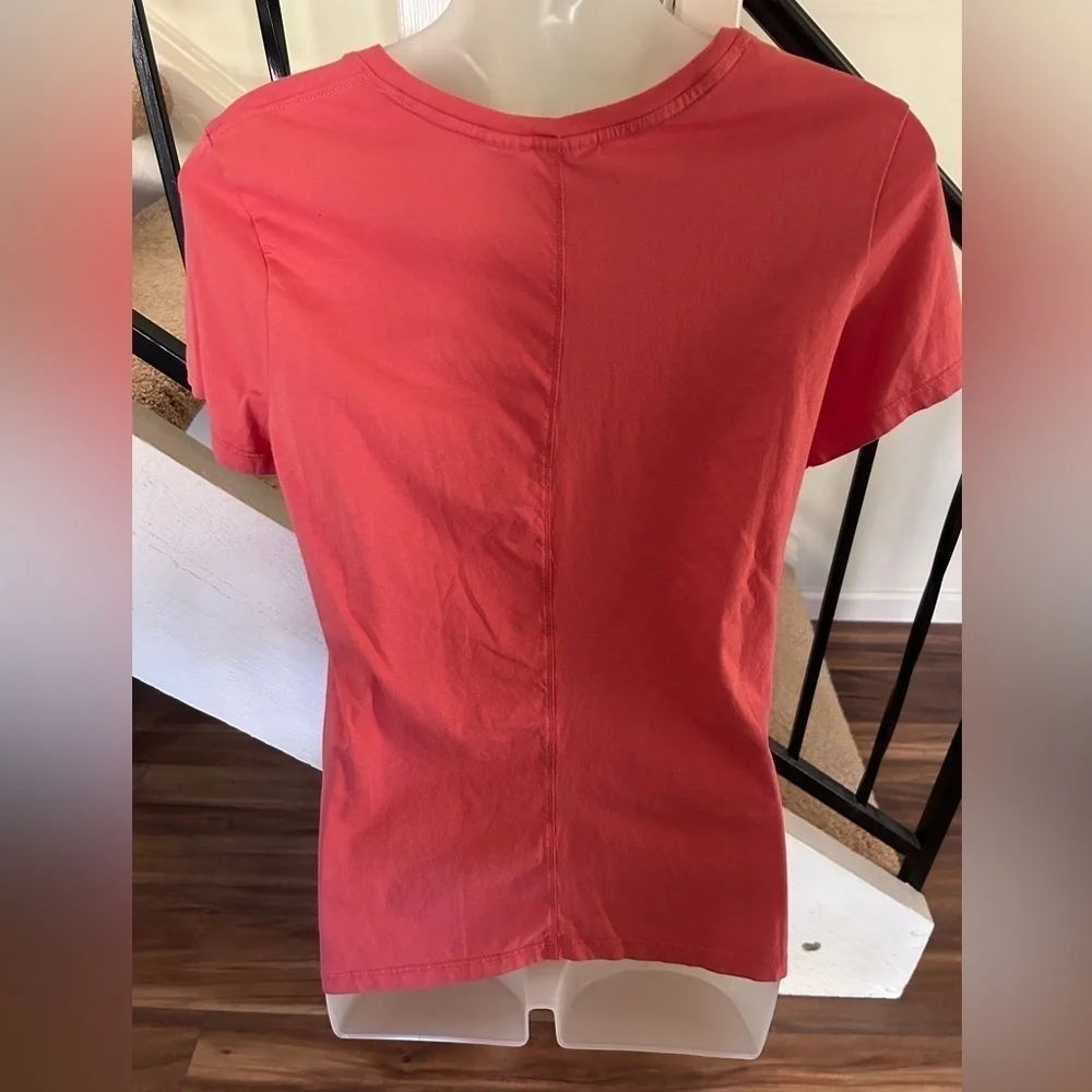 C&C California Women’s Coral T Shirt Size Medium Very Good Condition 100% Cotton